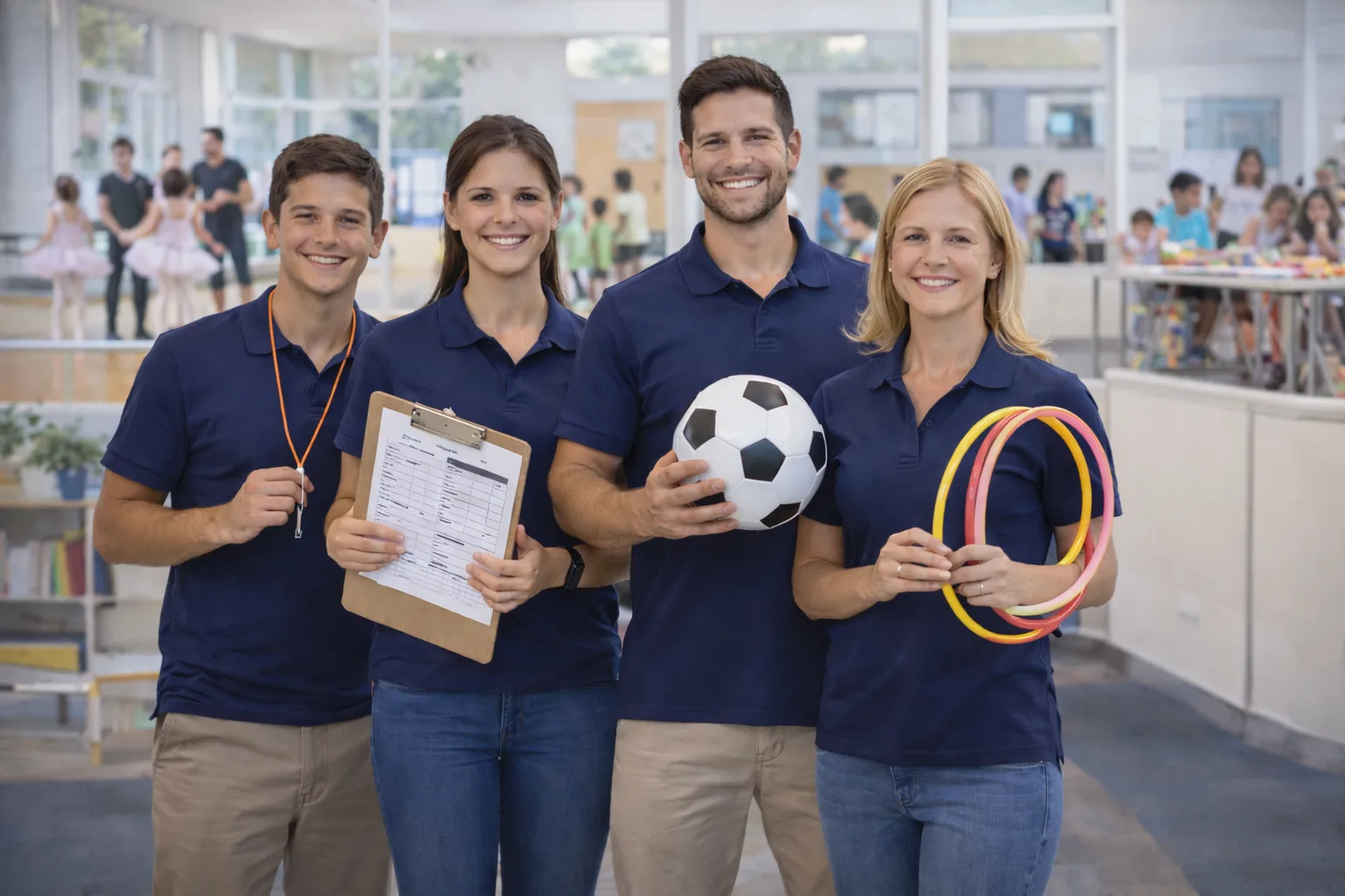 Equipo de Vértice trabajando con alumnos